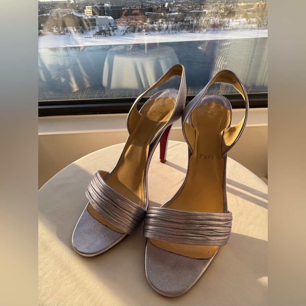 Christian Louboutin Lilac Metallic Heels